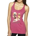 thumbnail image 1 of If It's Not a Golden Retriever It's Just a Dog Gift | Womens Dog Lover Premium Tri-Blend Racerback Tank Top, Vintage Pink, Large, 1 of 3