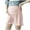 Pink, variant on Lolmot Safety Shorts for Women Under Dress Maternity Shorts Over The Belly Workout Yoga Active Athletic Pregnancy Short Lounge Pajama Shorts