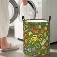 thumbnail image 6 of KLL Camping 1 Waterproof Foldable Laundry Hamper Bucket with Handles for Storage Bin,Kids Room,Home Organizer (Small ), 6 of 7