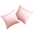 thumbnail image 1 of Deconovo Designer Series Jacquard Cushion Cover for Sala de estar Floral Pattern Fundas de cojines Juego de 2, Pink, 16x16 Inch, 1 of 7