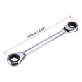thumbnail image 2 of Double Box End Ratcheting Wrench (12x13mm) Metric 72 Teeth 12 Point Ratchet Spanner Tools, CR-V, 2 of 5