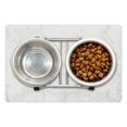 thumbnail image 1 of Marble Pet Mat for Food and Water, Abstract Granite Cracks Stone Formation Pattern Mine Veins Ceramic Style Image, Non-Slip Rubber Mat for Dogs and Cats, 18" X 12", by Ambesonne, 1 of 2