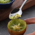 thumbnail image 3 of 5 Piece Silver Grapefruit Set, 4 Stainless Steel Spoons and 1 Slotted Spoon, Grapefruit Utensil Set, Serrated Edge Spoon, Dessert Spoon, Fruit Spoon, 3 of 5