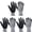 Black丨3 Pack, variant on zhonghuaying 1 Pack L Size Practical Work Gloves, 1 Pair Nitrile Coated Hand Wear For Daily Household And Outdoor Using