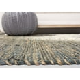 thumbnail image 3 of SAFAVIEH Vintage Leather Zharko Solid Braided Fringe Runner Rug, Grey, 2'3" x 6', 3 of 8