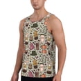 thumbnail image 2 of Fuzoiu Coffee pots cup Print Men's Workout Tank Tops,Sleeveless Gym Shirt Quick Dry,Fitness Bodybuilding T-Shirt,Muscle Athletic Workout Tee-3X-Large, 2 of 7