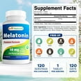 thumbnail image 2 of Best Naturals Melatonin 10 mg 120 Tablets, 2 of 8