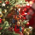 thumbnail image 6 of Rockin' Around The Guitar Christmas Tree Ornament, 2D Premium Acrylic Rock Christmas Tree Ornament,Musical Instrument OrnamentGift for Guitar Player, Music Enthusiasts, 6 of 8