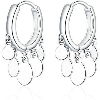 Orecchini A Cerchio Huggie In Acciaio Chirurgico 10mm – Argento, Non Allergenici - Foto 3