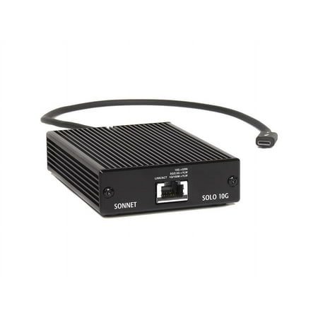UPC: 0732311012488 | Sonnet Solo 10G Thunderbolt 3 to 10 Gigabit Ethernet Adapter with NBASE-T Support