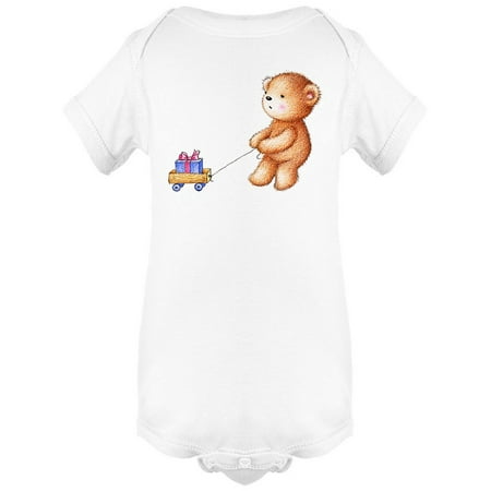

Bear Pushing Toy Cart Bodysuit Infant -Image by Shutterstock 6 Months