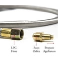 thumbnail image 4 of GasOne Propane Regulator - With Propane Brass Orifice 4 ft High Pressure Propane 0-20 PSI Adjustable, 4 of 8