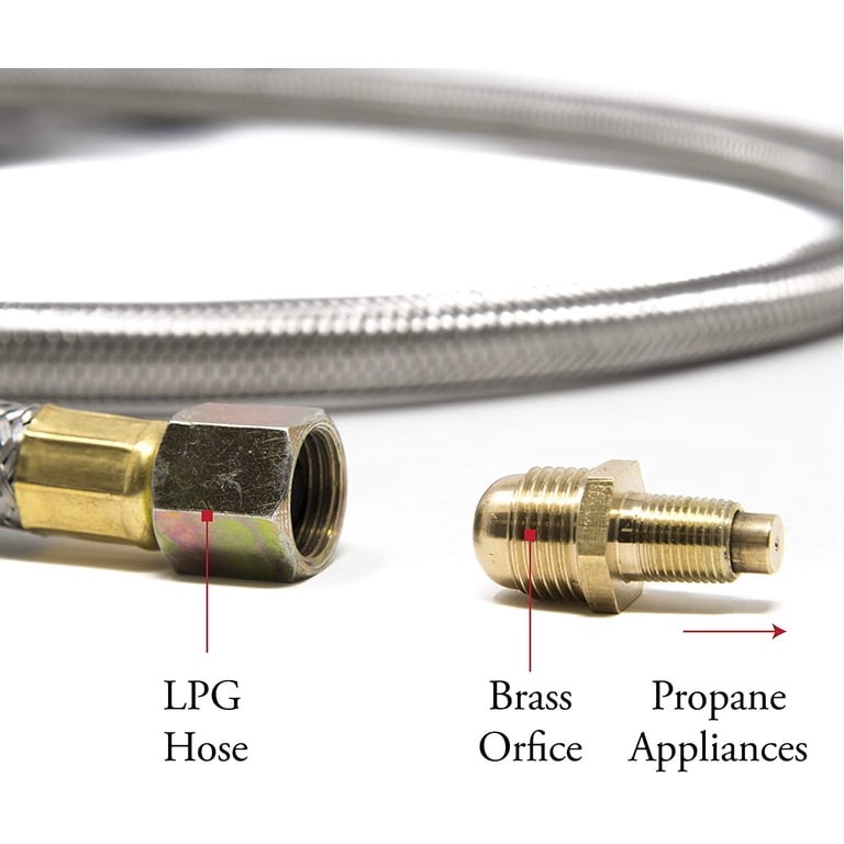 Gas One High-Pressure Propane Regulator, 4-Ft, Adjustable photo 4