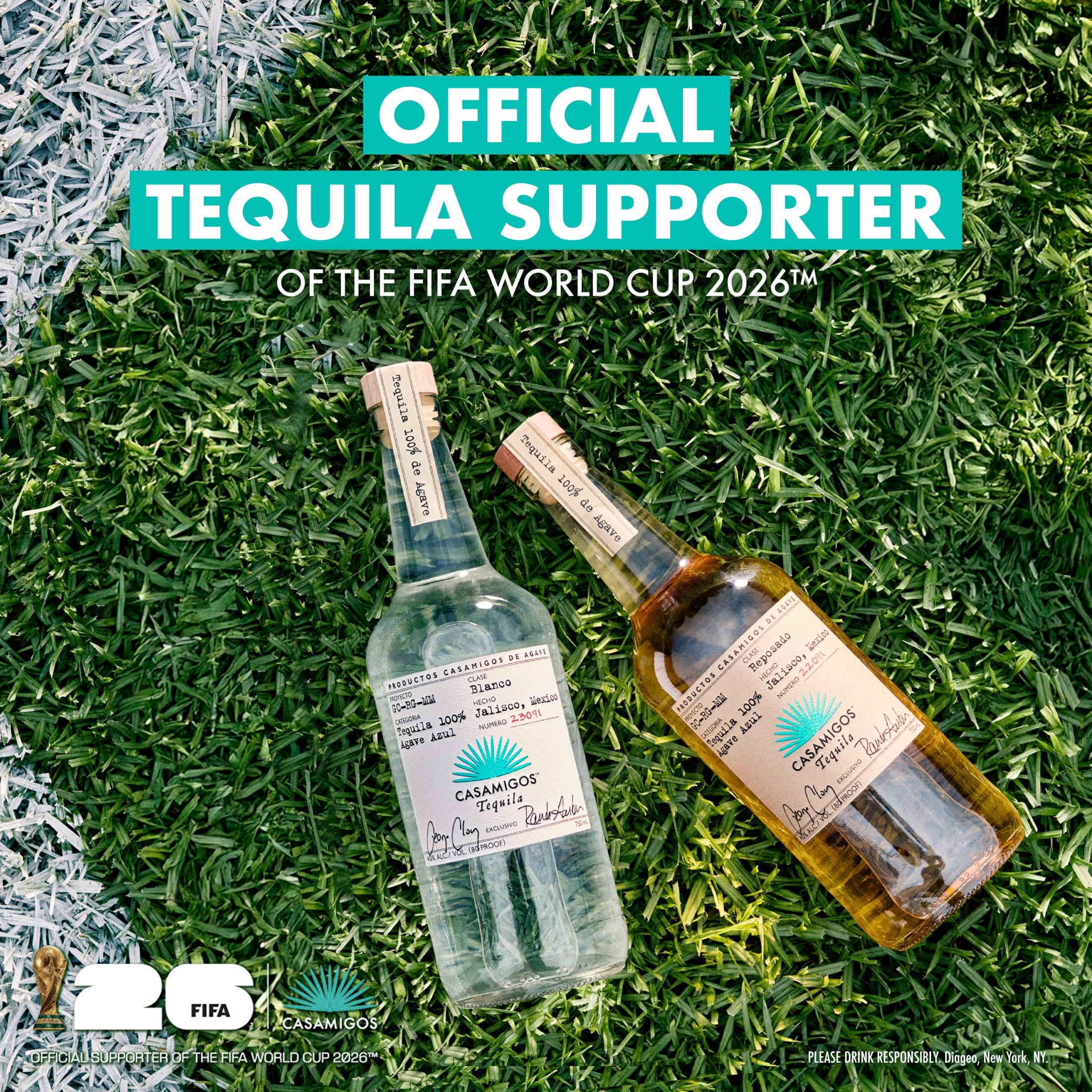 Casamigos Blanco Tequila, 750 mL, 40% ABV