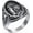 Silver, variant on Men's Stainless Steel Vintage Punk Ocean Navigation Lighthouse Lucky Amulet Signet Ring