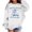 White, variant on Crewneck Sweatshirt Girls Fashion Print Crew Neck Sweatshirt Long Sleeve Pullover Hoodless Top Black 4-5 Years