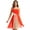 Orange, variant on TSSOE Womens Sleeveless Color Block Ballet Lyrical Dance Dress Gymnastics Leotard Contemporary Dancewear Burgundy L