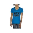 thumbnail image 1 of MmF - Women's T-Shirt V-Neck Short Sleeve, up to Women Size 3XL - Eat Sleep Hockey, 1 of 5