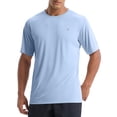 thumbnail image 1 of Camiseta de baño Baleaf para hombre con protección solar UPF 50+, color azul claro M, 1 of 7