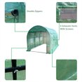 thumbnail image 3 of 12′x7′x7′ Portable Walk-in Greenhouse for Outdoor, Indoor Outdoor Plant Gardening Greenhouse Canopy, Front Roll-Up Zipper Entry Doors and 6 Small Roll-Up Side Windows, 3 of 6
