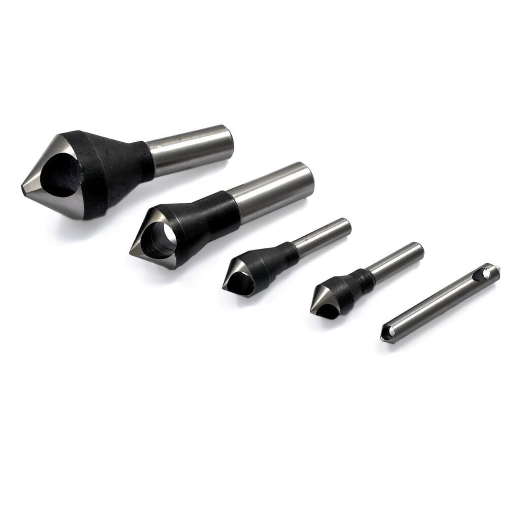 5 Piece 82 Degree Zero-Flute Countersink & Deburring Tool Set 2001-0006