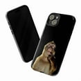 thumbnail image 3 of Funny Monkey Meme Phone Case, Fun Animal Expression iPhone Cover, Cute and Quirky Protective Case for iPhone 17 16 15 14 13 12 11 Pro Plus Mini (Black), 3 of 6