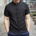 thumbnail image 1 of Camisa De Botones Tradicional China Para Hombre, 1 of 5