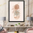 thumbnail image 3 of Designart 'Sun and Moon Shapes In Retro Terracotta Tones II' Modern Framed Art Print, 3 of 4