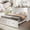 White, variant on KCGKCG Queen Size Murphy Bed with Storage & Charging Station, Murphy Cabinet Bed with Large Drawer for Guest Bedroom, Living Room, Office or Small Room, Full Foldable Platform Bed (Grey, Queen)