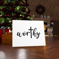 thumbnail image 4 of Scripture Walls  Worthy Bible Verse Canvas Christian Wall Art Ready to Hang Unframed, 4 of 16