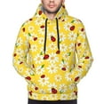 thumbnail image 4 of Hoodies for Men - Chamomile And Ladybug Long Sleeve Comfrt Men'S Fashion Hoodies & Sweatshirts, Sweatshirts for Men Hoodies Pullover Clothing Clothes with Pouch, 4 of 7