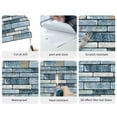 thumbnail image 6 of DEWOO 10 Sheets Peel and Stick Tile Backsplash, Stick on Wall Tiles, Self Adhesive Tile Sticker for Kitchen Backsplash and Bathroom(12"x12",Blue Marble), 6 of 10