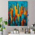 thumbnail image 4 of Qisvanset Mid Century Rainbow Arch Canvas Print 12x16 Inch Hallway Art, 4 of 8