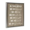 thumbnail image 4 of Stupell Industries In This Office Motivational Text & Numbers Painting Gray Floater Framed Canvas Art Print Wall Art, 17 x 21, 4 of 10