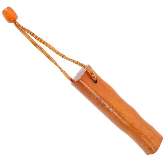 Orange Wooden Umbrella Handle Replacement for Repairing Use Handle Grip
