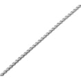 thumbnail image 3 of LoveBling 10K White Gold 3.5mm Open Hollow Venetian Box Chain Necklace (22"), 3 of 5