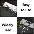 thumbnail image 5 of 6 uds pegatinas con patrón de araña para coche, pegatinas con insignia de araña de metal 3D, pegatinas autoadhesivas para coches JM, 5 of 5