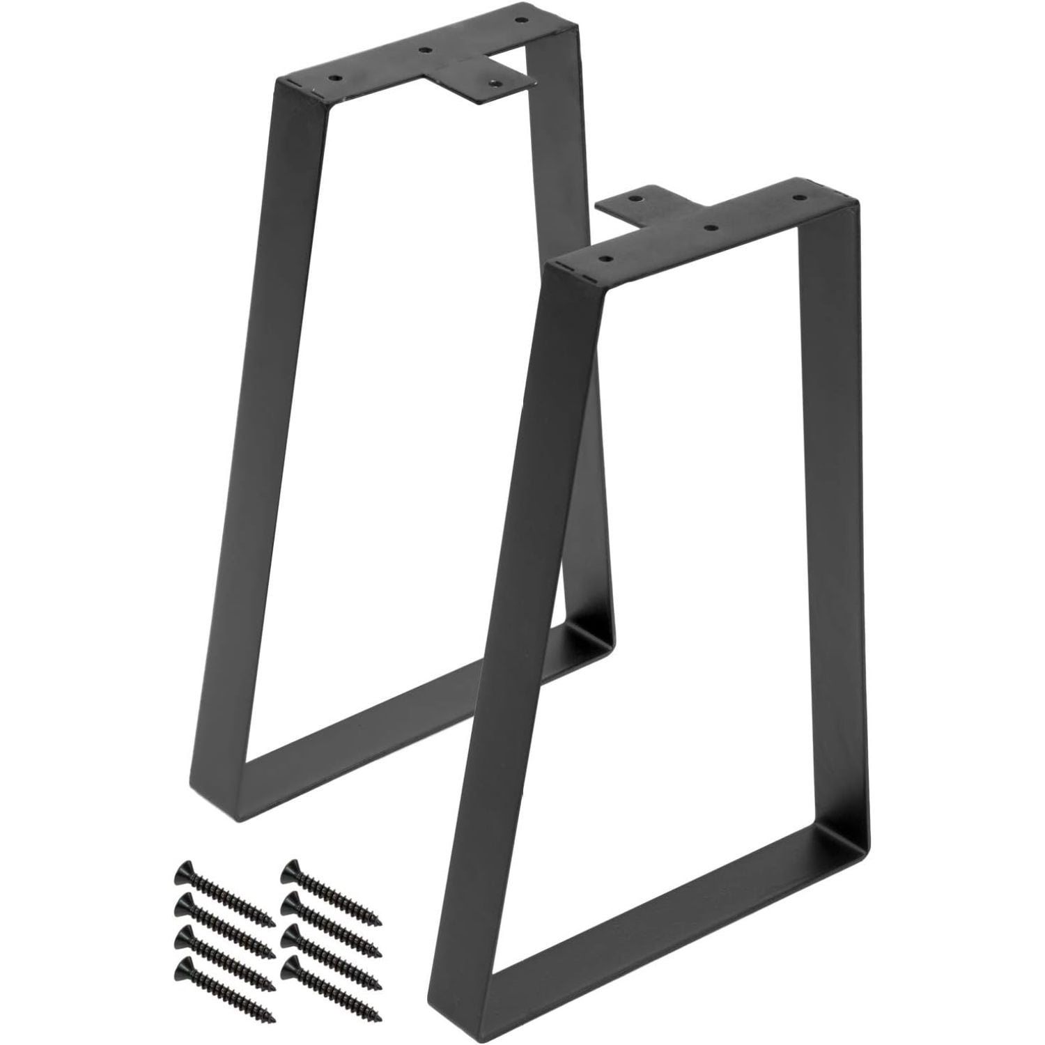 HYYYYH Trapezoid Table Legs, 16" Tall Furniture Legs for DIY Coffee