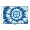 thumbnail image 5 of Blue Tie Dye Mandala Pattern Flannel Non Slip Door Rugs,Washable Door Mats Indoor,Decorative Door Mats,Dirt-Resistant and Absorbent Doormat for Entrance,Bedroom,Kitchen,Bathroom,23.5x16in(60x40cm), 5 of 5