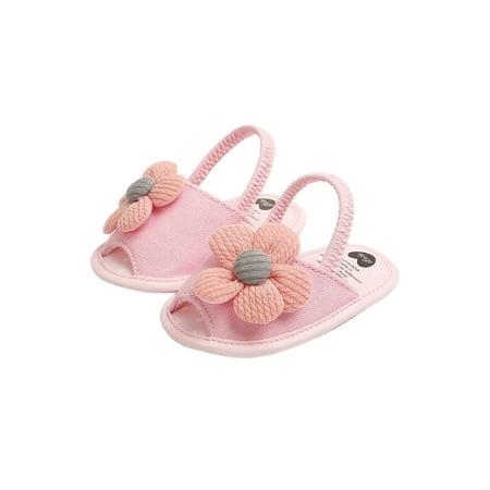 

Toddler Infant Kids Baby Girl Summer Sandals Cute Casual Princess Sandals Sunflower Soft Sandals Crib Shoes First Walkers 0-18M
