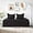 Black, variant on 5 Piece Daybed Cover Set Twin Daybed Bedding Sets for All Season Lightweight Daybed Comforter with Matching Shams&Decorative Pillows, Double Sided-Quilting Day Bed Cover,39"x75",Gray