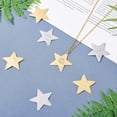 thumbnail image 2 of 20 colgantes de estrella de 2 colores con forma de estrella, de latón, para estampar, 2 of 6