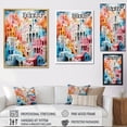 thumbnail image 4 of Designart "Fortresses In Minimalist Style II" Fortresses Floater Framed Wall Decor, 4 of 5