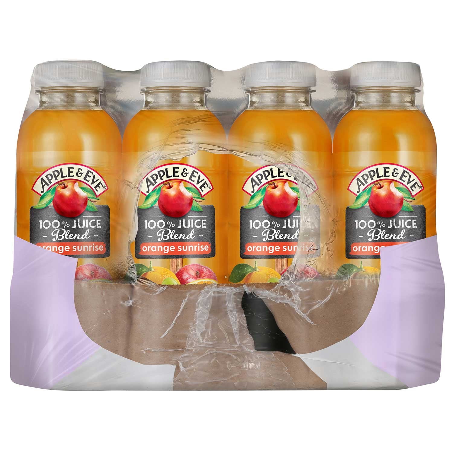 Apple & Eve 100% Juice Tropical Sunrise Variety Pack, 10 fl oz Bottles, 24 Pack – Fruit Juice for Kids & Family