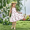 thumbnail image 2 of 4-5 Years Girls Summer Dress Elegant Princess Long Dress Wedding Guest Evening Party Gown for Teen Girls 3-14 Y, 2 of 7
