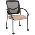 thumbnail image 1 of Chaise Visiteur ProGrid en Tissu Tracery Kaki Beige, 1 of 6