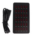 thumbnail image 1 of Estación de carga USB de 30 puertos de 150W, múltiples cargadores de escritorio USB para aparatos digitales de teléfonos móviles, enchufe AU modelo WT268 de 100-240V, 1 of 5