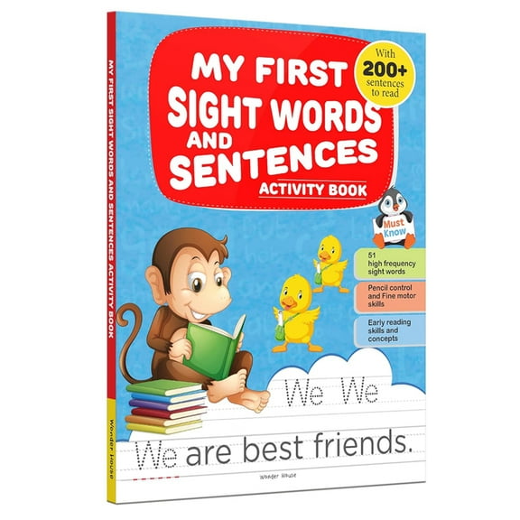 My First Sight Words and Sentences: Activity Book for Children, (Paperback)