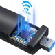 thumbnail image 2 of Adaptador USB WLAN para PC AC 1300 Mbit/s con antena de alta ganancia de 5 dBi 867 Mbit/s a 5 GHz y 400 Mbit/s a 2,4 GHz 802.11ac Compatible con Windows 10/8.1/8/7/11 y Mac OSX 10.9 ~ 10.15, 2 of 6