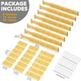 thumbnail image 5 of SpaceAid Bamboo Drawer Dividers with Inserts and Labels, Kitchen Adjustable Drawer Organizers, 8 Dividers with 18 Inserts (17-22 in), 5 of 6